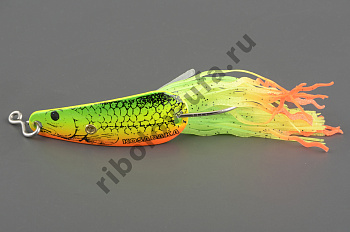 Блесна колебалка незацепляйка Kosadaka Bullet spoon 21гр цв. С22