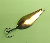 Блесна Нижегородская Атом-2 17гр цв. золото-глянец