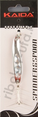 Блесна Kaida Spinner&Spoon 20гр. серебро