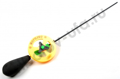 Удочка зимняя Морозко капелька чёрн/оранж