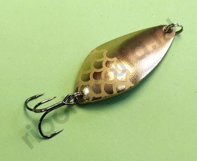 Блесна Люкс Нижегородская Карасик 8гр цв.01 золото