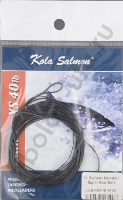 Подлесок Kola Salmon Polyleader Salmon Extra Strong 15'0 (4,5 m) 40lb Super Fast Sink LSB-PSF16-15XS