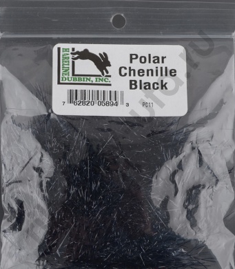 Синель Hareline Polar Chenille BLACK HRL  PC11