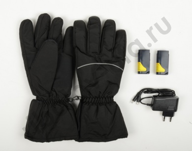 Перчатки с подогревом RedLaika литий-полимерный аккум. черные XL