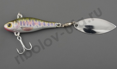 Тейл-спиннер Kosadaka Fish Darts FS7 50мм 28гр цв. SLM