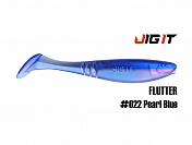 Силиконовая приманка Jig It Flutter 4,4in, 11см 7,8гр цв. 022 кальмар (5шт/уп)