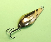 Блесна Люкс Нижегородская Атом 18гр цв.02 золото