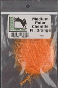 Синель Hareline Polar Chenille Medium #137 Fl. Orange