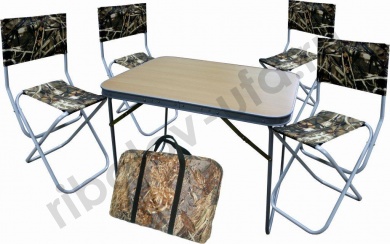 Набор мебели AlabiA Пикник (стол + 4 стула )