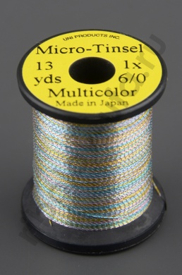 Люрекс овальн. микро UNI Micro-Tinsel 12yds. Multicolor
