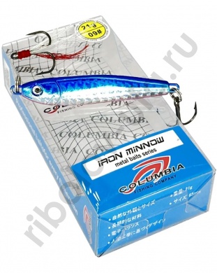Блесна Columbia Iron Minnow 21гр цв. 07