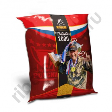 Прикормка Minenko Чемпион 2000 0,75кг Чеснок 