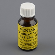Лак для вязания мушек Veniard Cellire #1 extra clear fine 15 ml bottle Clear 