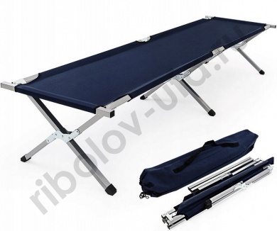 Раскладушка турист. SkyFish 190x64x43 цв. темно-синий TC01-02