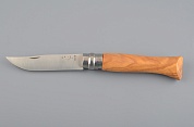 Нож Opinel 9 нержавеющая сталь, рукоять из оливкового дерева в картон.коробке