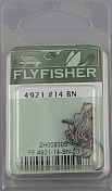 Крючки Flyfisher 4921 #14 BN