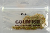 Икра Gold Fish силикон, светонакопительная аромат креветка 4мм, цв.4