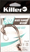 Офсетный крючок Killer Wide rande worm VD-102 № 4/0
