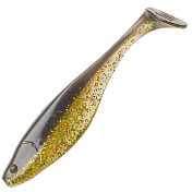 Силиконовая приманка Narval Commander Shad 12cm #047-Black Gold (4шт/уп)