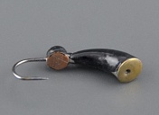 Мормышка вольфрамовая точеная Чебоксарка коронка-зеркальце д.3 мм