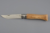 Нож Opinel 9 нержавеющая сталь, дубовая рукоять в картон.коробке