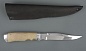 Нож туристический НР-10 хирургич.нерж.сталь, 65х13, орех (ручная работа)