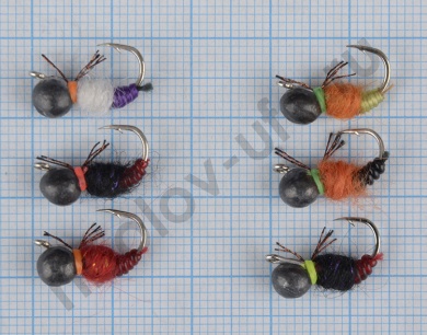 Микроджиг Козявка кр.10 Fugo 1гр.