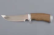 Нож Лист кованая нерж.сталь, 95х18, орех (ручная работа)