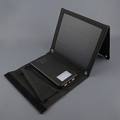 Портативное зарядное устройство Qumo PowerAid P Camper 4000 мА-ч, выход 5В 2.1А, солнечн., 241011101