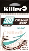 Офсетный крючок Killer Wide rande worm VD-102 № 3/0