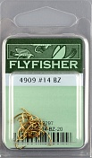 Крючки Flyfisher 4909 #14 BZ