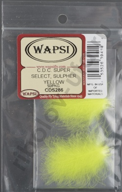 Перья отборные Wapsi CDC Super Select Sulpher. Yellow  WP CDS286