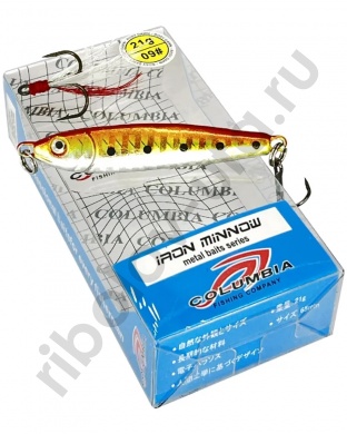 Блесна Columbia Iron Minnow 21гр цв. 10