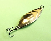 Блесна Люкс Нижегородская Крокодил 16гр цв.02 золото