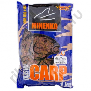 Пелец Minenko Master Carp Fruti Mix 5мм, 1кг