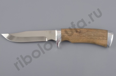 Нож Турист-3 кованая нерж.сталь, 95х18, орех (ручная работа)