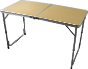 Стол складной Рускемп большой алюм. 118-026/ST-004 (120х60х70) Стол складной Рускемп большой алюм. 118-026/ST-004 (120х60х70)