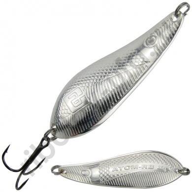 Блесна Русская блесна Атом 18гр - 01 серебрение