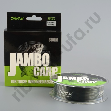 Леска Caiman Jambo 300м салатово-черная 0,321мм    