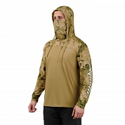 Джерси  Aquatic Дж-10 с капюшоном и баффом р.L логотип Sand Camo