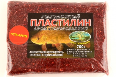 Пластилин рыболовный Фиш Гармония Тутти-Фрутти 700г.