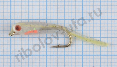 Малек-пыздрик кр.№10 хвост удлинен., цв. желтый #025