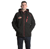 Куртка флисовая Alaskan Blackwater X с капюшоном, цв. черный, р. XXL