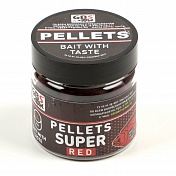 Пеллетс насадочный GBS Baits 14мм 100гр (банка) Super Red Супер красный