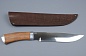 Нож Турист-2 кованая нерж.сталь, 95х18, орех (ручная работа)