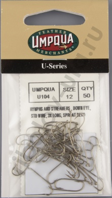 Крючки Umpqua Hooks U104 #12