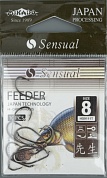 Крючки Mikado - Sensual - Feeder 9111T № 8 BN (с ушком) 