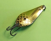 Блесна Нижегородская Атом-2 незацепляйка 12гр цв. 01 золото