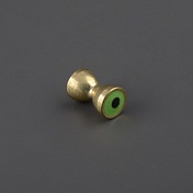Латунные глаза Fly-Fishing со вставками (10 шт) 7/32 5.5мм Gold/Green