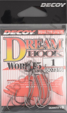 Офсетные крючки Decoy Dream Hook Worm15 №1 